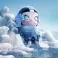 Mega Space Molly 400% Glacier Figurine