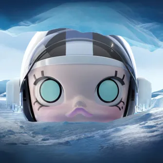 Blind Box figure - Mega Space Molly 400% Glacier Figurine