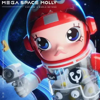 Blind Box figure - Mega Collection 1000% Space Molly × Philip Colbert Figurine