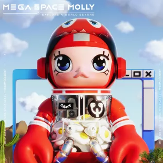 Blind Box figure - Mega Collection 1000% Space Molly × Philip Colbert Figurine