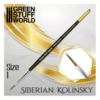 Warhammer pribor i oprema - Siberian Kolinsky Brush size #1 - GOLD SERIE