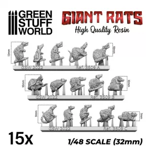 Giant Rats Resin Set