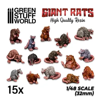Warhammer pribor i oprema - Giant Rats Resin Set