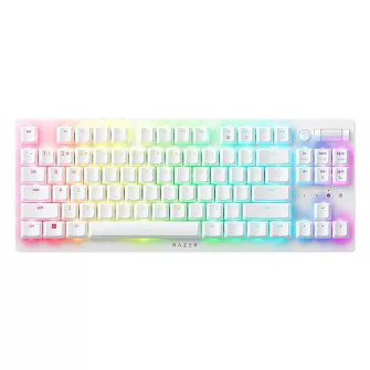 Gejmerske tastature - DeathStalker V2 Pro Tenkeyless - Wireless Linear Red Switch - White