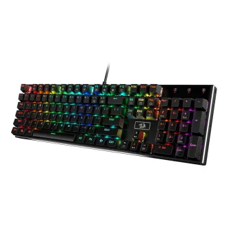 Gejmerske tastature - Devarajas K556RGB Mechanical Gaming Keyboard, Brown Switches - Black