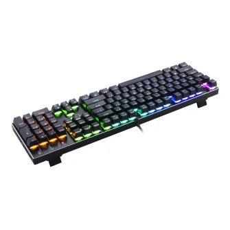 Gejmerske tastature - Devarajas K556RGB Mechanical Gaming Keyboard, Brown Switches - Black