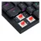 Horus Mini, wired&2.4G&BT keyboard, red