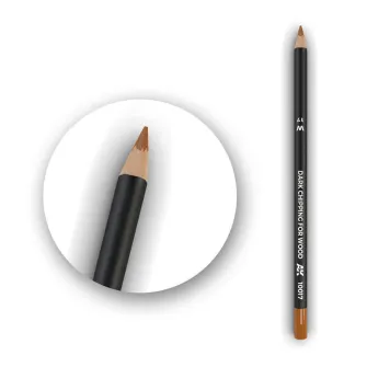 Warhammer boje - Watercolor Pencil Dark Chipping for wood
