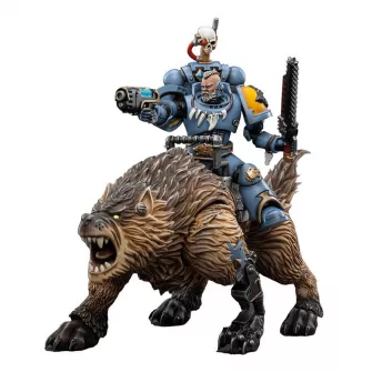 Akcione figure - Warhammer 40k Action Figure 1/18 Space Wolves Thunderwolf Cavalry Bjane
