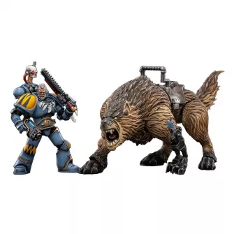 Akcione figure - Warhammer 40k Action Figure 1/18 Space Wolves Thunderwolf Cavalry Bjane