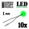 Micro LEDs - GREEN - 1mm (0402 SMD)