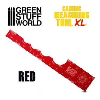 Warhammer pribor i oprema - Gaming Measuring Tool - RED (thickness 3mm) 12 inches
