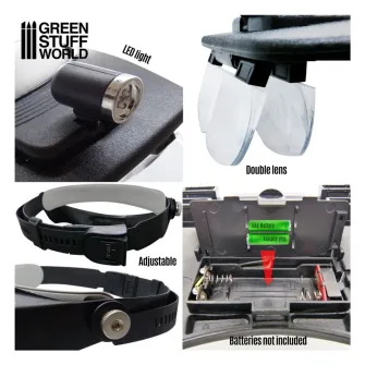Warhammer pribor i oprema - Light Head Magnifying Glasses