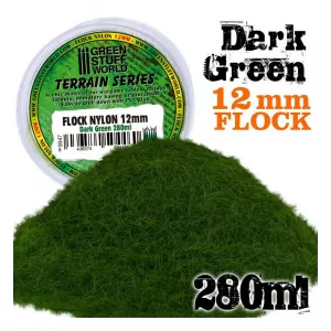 Flock Nylon - Dark Green 12mm - 280ml