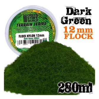 Warhammer pribor i oprema - Flock Nylon - Dark Green 12mm - 280ml