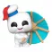 Funko POP Movies: Ghostbusters Afterlife - Mini Puft W/ Cocktail Umbrella