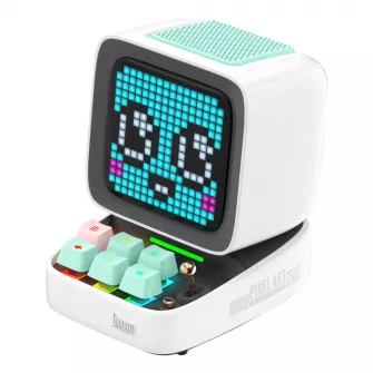 Bluetooth zvučnici - Ditoo-Pro Retro Pixel Art Bluetooth Speaker WHITE