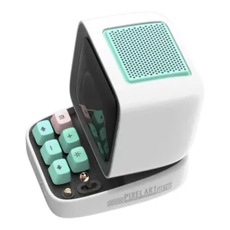 Bluetooth zvučnici - Ditoo-Pro Retro Pixel Art Bluetooth Speaker WHITE