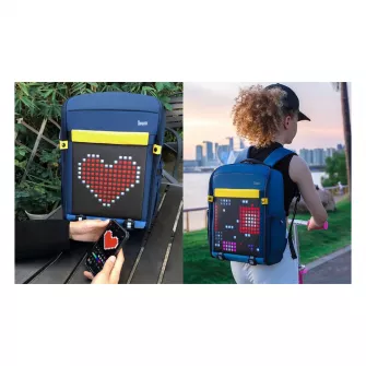 Rančevi - Backpack-S Pixel Art LED BLUE
