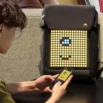 Rančevi - Pixoo Backpack-M Innovative Smart LED BLACK