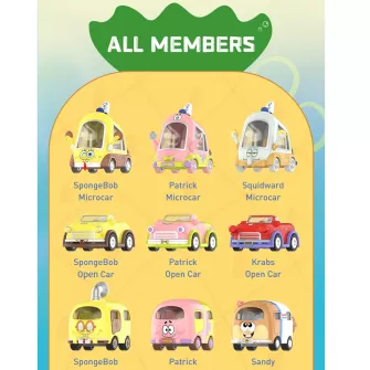 Blind Box figure - SpongeBob Sightseeing Car Series Vehicles Blind Box (Single)