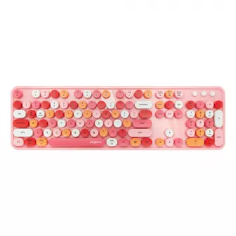 Kancelarijske tastature - MOFII WL SWEET DM RETRO set tastatura i miš u PINK boji