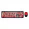 MOFII WL RETRO set tastatura i miš u CRVENO/CRNOJ boji