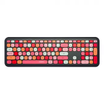 Kancelarijske tastature - MOFII WL RETRO set tastatura i miš u CRVENO/CRNOJ boji