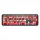 MOFII WL RETRO set tastatura i miš u CRVENO/CRNOJ boji