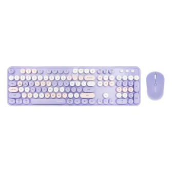 Kompleti - MOFII WL SWEET DM RETRO set tastatura i miš u LjUBIČASTOJ boji