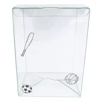 Kutije za figure - Clear Sport Version 4'' Pop Protector With Film On It With Soft Crease Line And Automatic Bot Lock