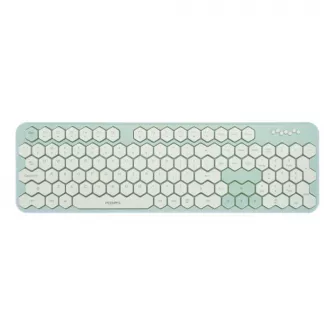 Kompleti - MOFII WL HONEY COMB set tastatura i miš u ZELENO/BELOJ boji
