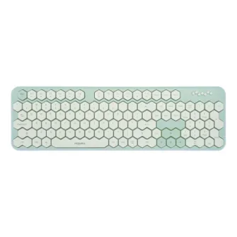 Kompleti - MOFII WL HONEY COMB set tastatura i miš u ZELENO/BELOJ boji