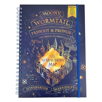 Notesi i olovke - Harry Potter (Marauders Map) A4 Wiro Notebook