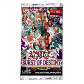 Kolekcionarske kartice - Yu-Gi-Oh! TCG: Burst of Destiny - Booster Box (Single Pack) [1st Edition]