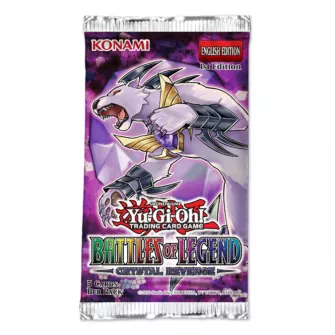 Kolekcionarske kartice - Yu-Gi-Oh! TCG: Battle of Legends: Crystal Revenge Booster Box (Single Pack) [1st Edition]