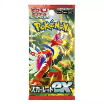 Kolekcionarske kartice - Pokemon TCG: Scarlet EX - Booster Box (Single Pack) [KR]