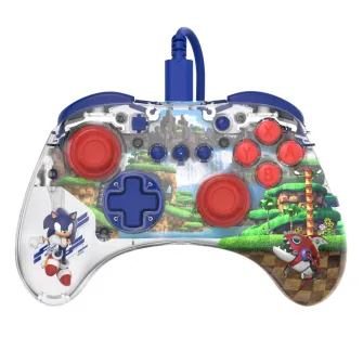 Gejmpedi - Nintendo Switch Realmz Wired Controller - Sonic Green Hill Zone