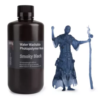 Dodatna oprema za 3D štampače - Water Washable Resin 1kg Smoky Black