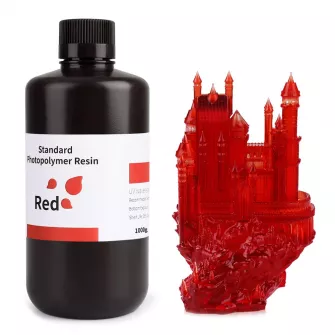Dodatna oprema za 3D štampače - Standard Resin 1kg - Clear Red