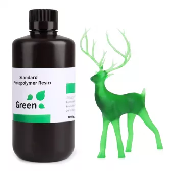 Dodatna oprema za 3D štampače - Standard Resin 1kg - Clear Green