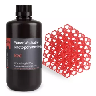 Dodatna oprema za 3D štampače - Water Washable Resin 1kg Clear Red