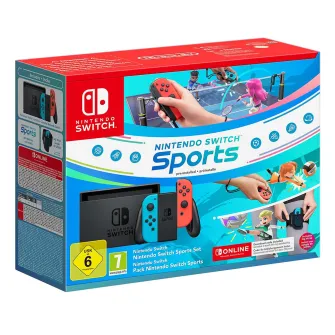 Nintendo konzole - Nintendo Switch Console (Red and Blue Joy-Con) 1.1 + Nintendo Switch Sports