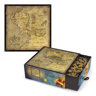Društvene igre - Lord Of The Rings - Middle-Earth Map Puzzle (1000 pc)