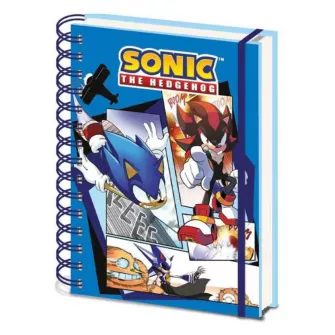 Notesi i olovke - Sonic The Hedgehog Comic Strip A5 Notebook