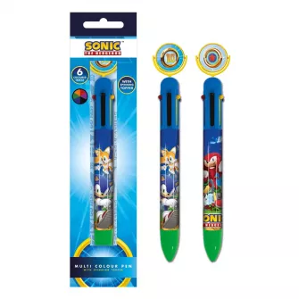 Notesi i olovke - Sonic The Hedgehog - Ring Spin Multi Colour Pen