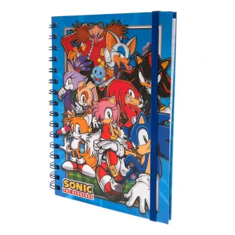 Notesi i olovke - Sonic The Hedehog - Green Hill Zone A5 Wiro Notebook