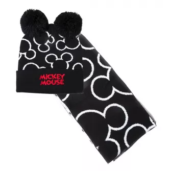 Kačketi i kape - Mickey Mouse - Mickey Silhouette Giftset (Beanie & Scarf)