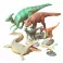 Model Kit Dinosaur - Mesozoic Creatures Set Diorama