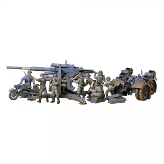 Plastične makete - 1:35 German Flak Gun 88mm w/ Motorcycle